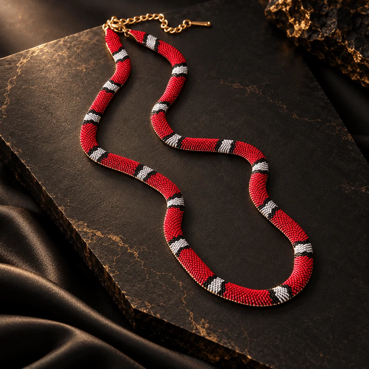 Serpent Statement Necklace