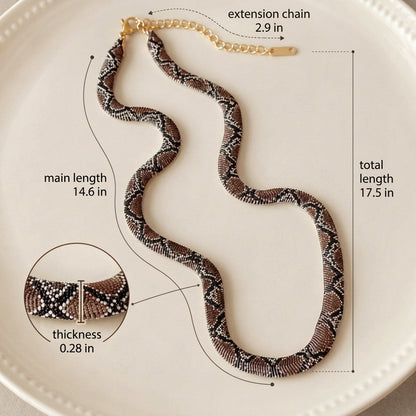 Serpent Statement Necklace